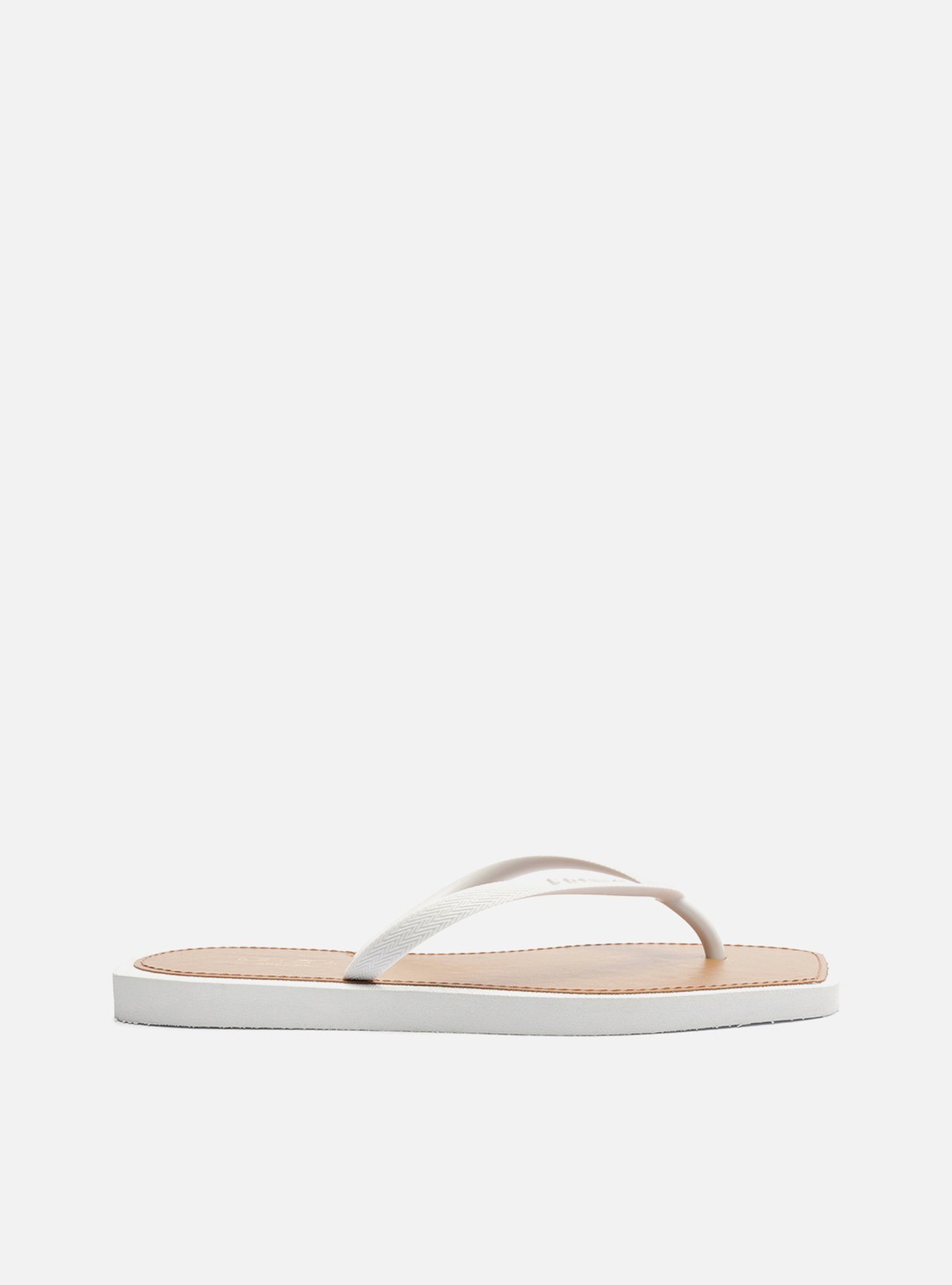 Chinelo de Dedo Branco Square Recouro Brizza — foto 3