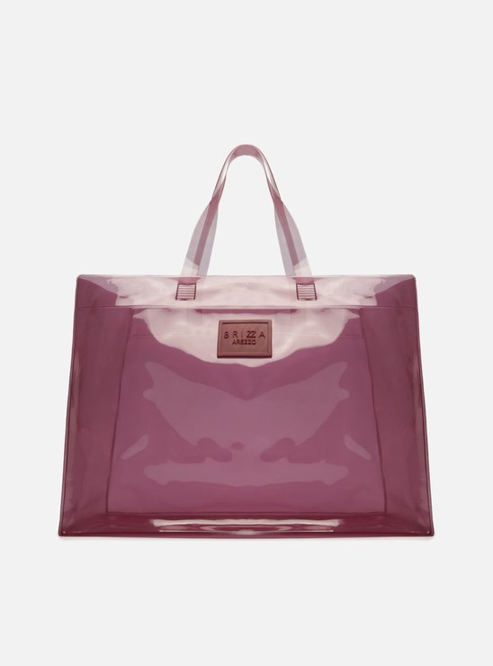 Bolsa Shopping Vermelha Vinil Liz Grande Brizza