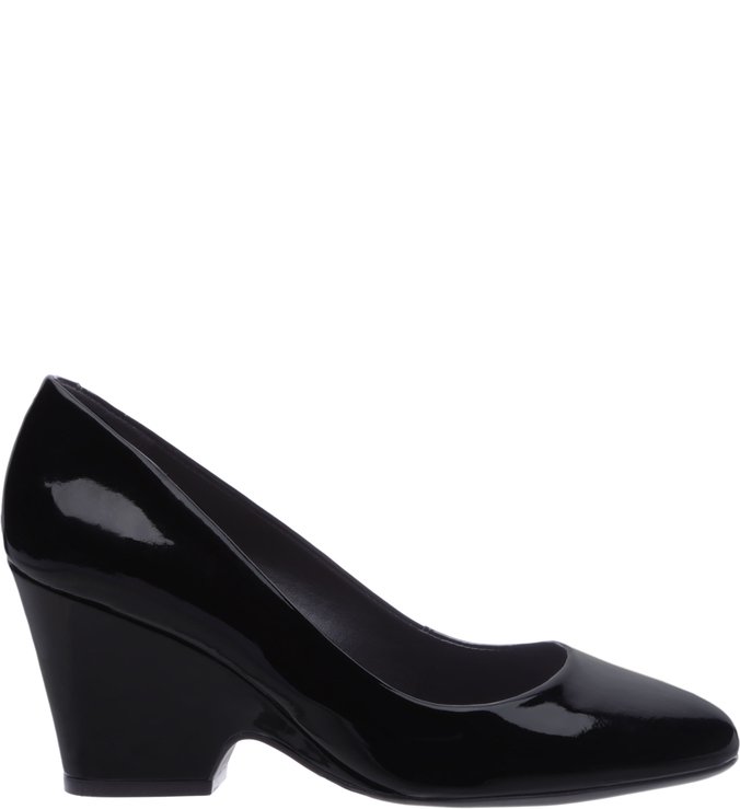 Scarpin Anabela Preto