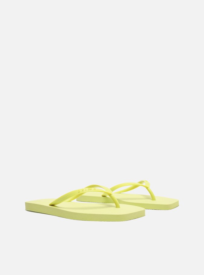 Chinelo de Dedo Amarelo Básico Square Brizza