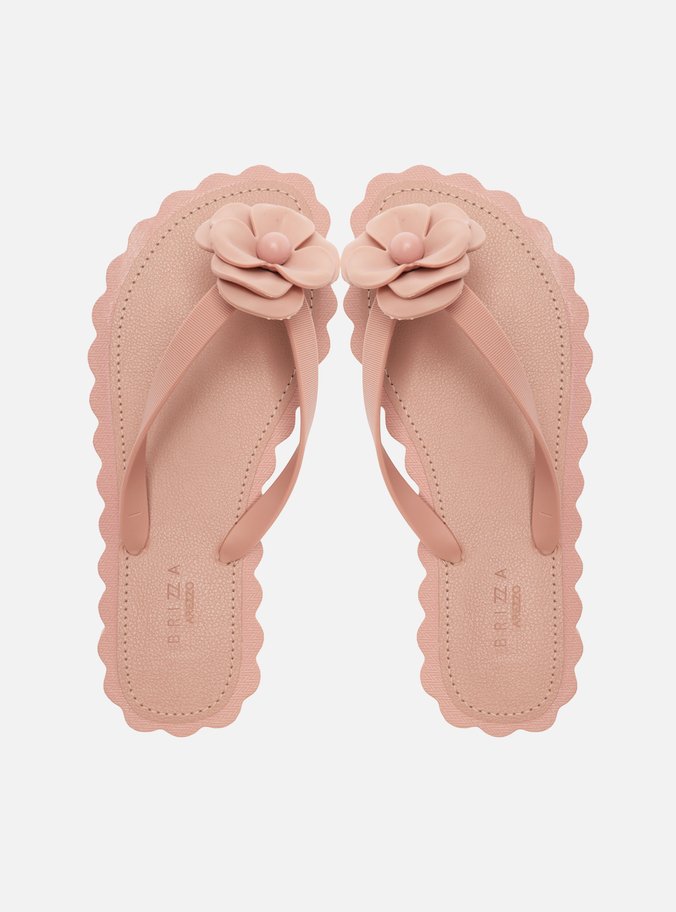 Chinelo de Dedo Rosa Recouro Flor Daisy