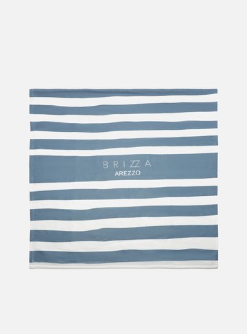 Toalha Listrada Azul Brizza