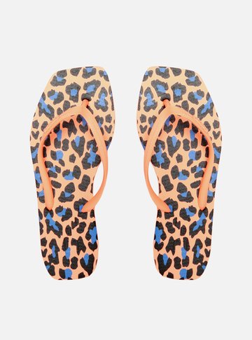 Chinelo de Dedo Laranja Brizza