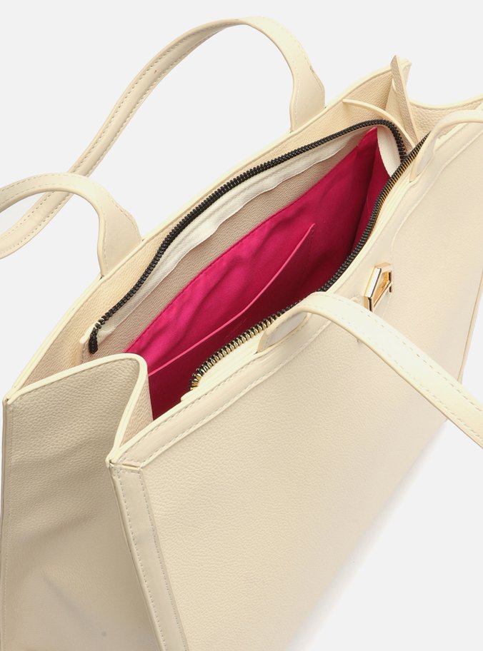 Bolsa Shopping Off-White Detalhe Grande
