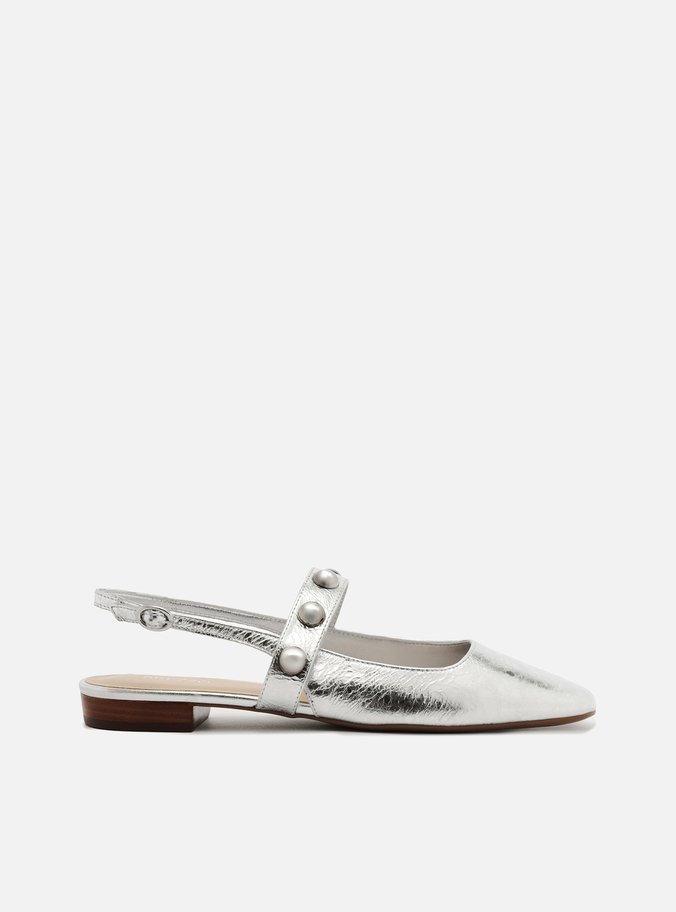 Sapatilha Prata Salto Bloco Silver