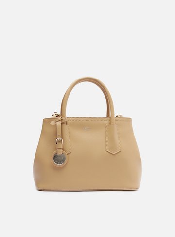 Bolsa Tote Bege Giorno Média Bag Charm