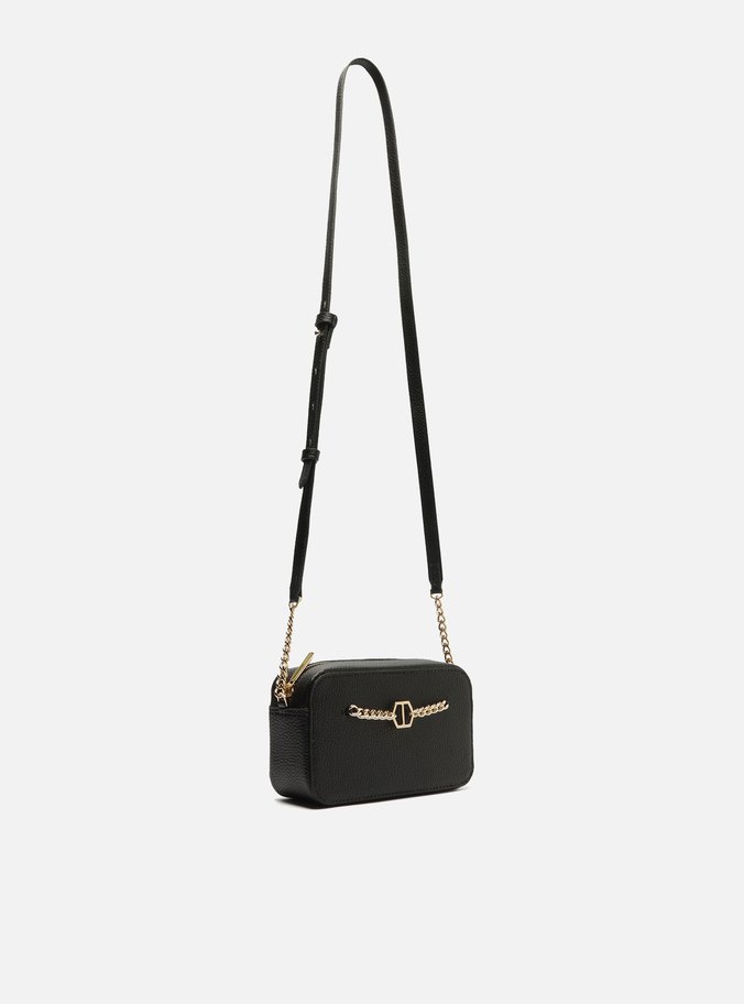 Bolsa Tiracolo Preta Pequena Corrente ID