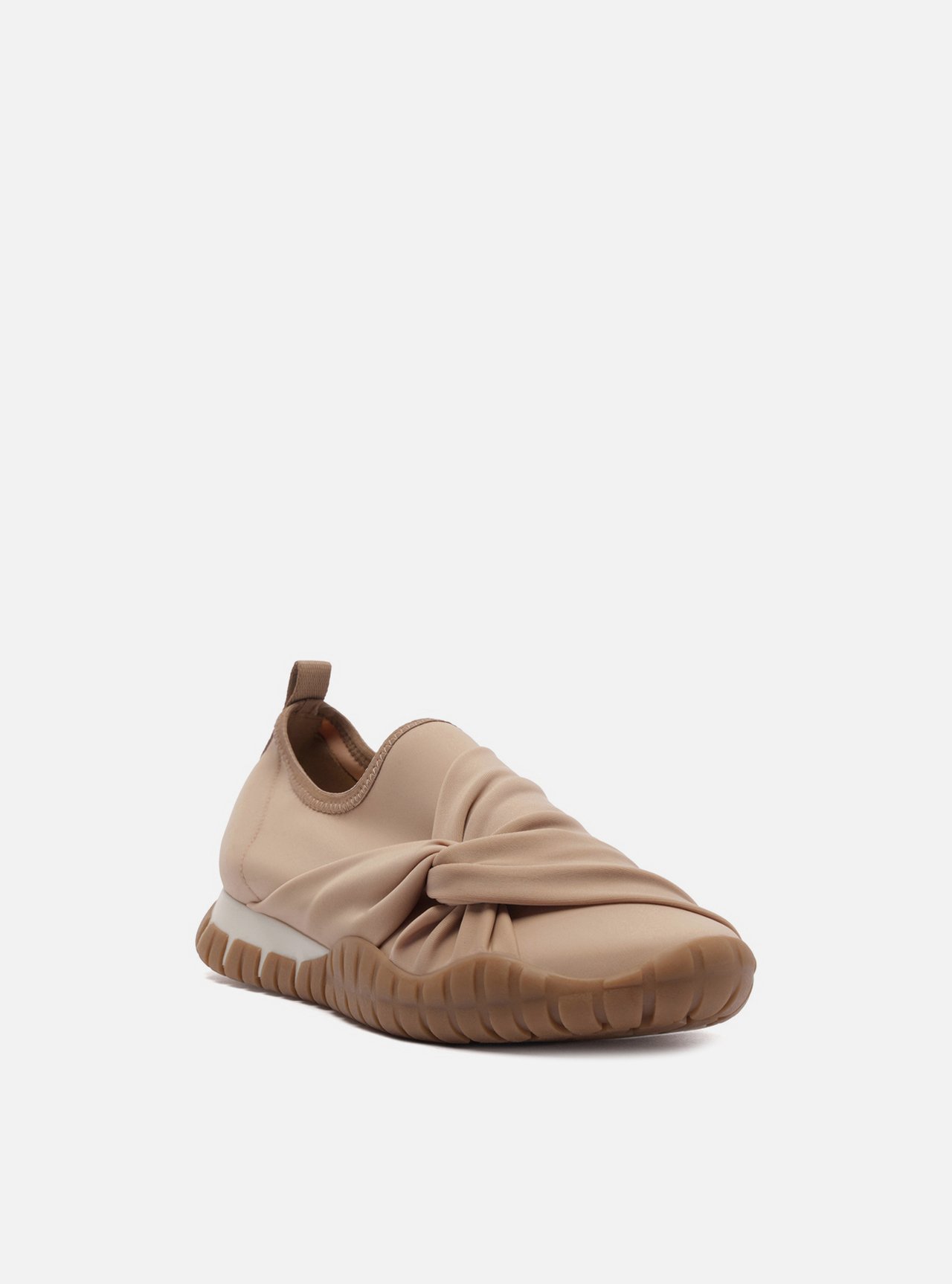 Tênis Slip On Rosa Claro Tecido Sola Emborrachada — foto 2