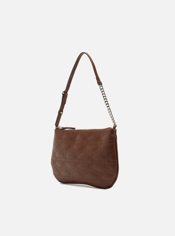 Bolsa Tiracolo Marrom Pequena