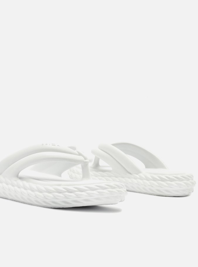 Sandália Branca Flatform Marrocos Bold