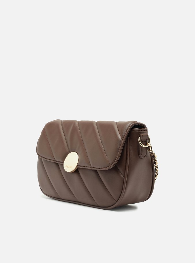 Bolsa Tiracolo Marrom Pequena Matelassê