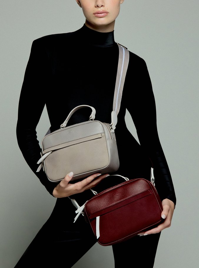 Bolsa Tiracolo Bordô Prione Média