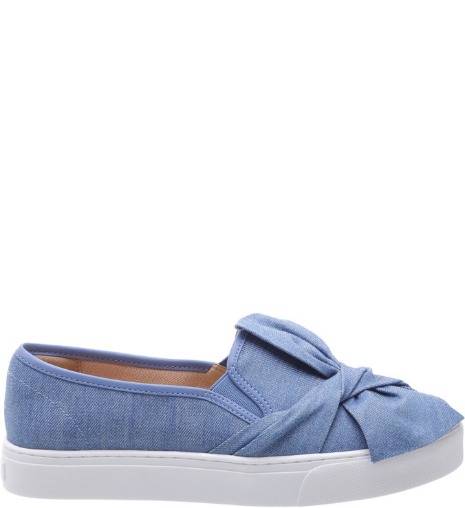 Slip-on Laço Jeans