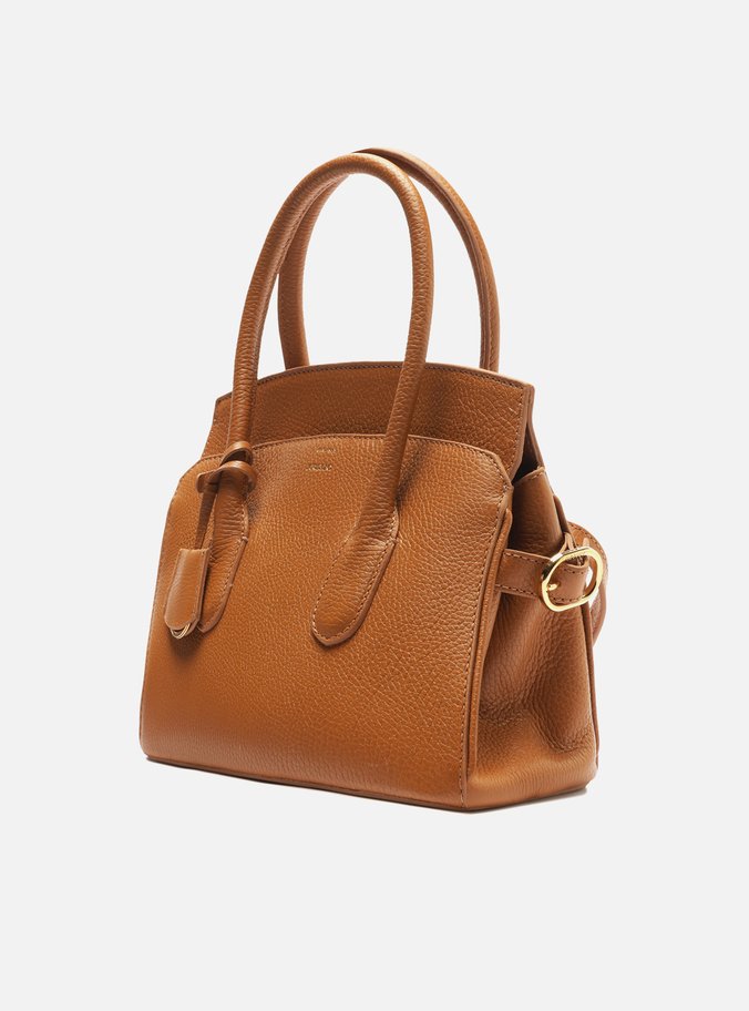 Bolsa Tote Marrom Couro Ária Média