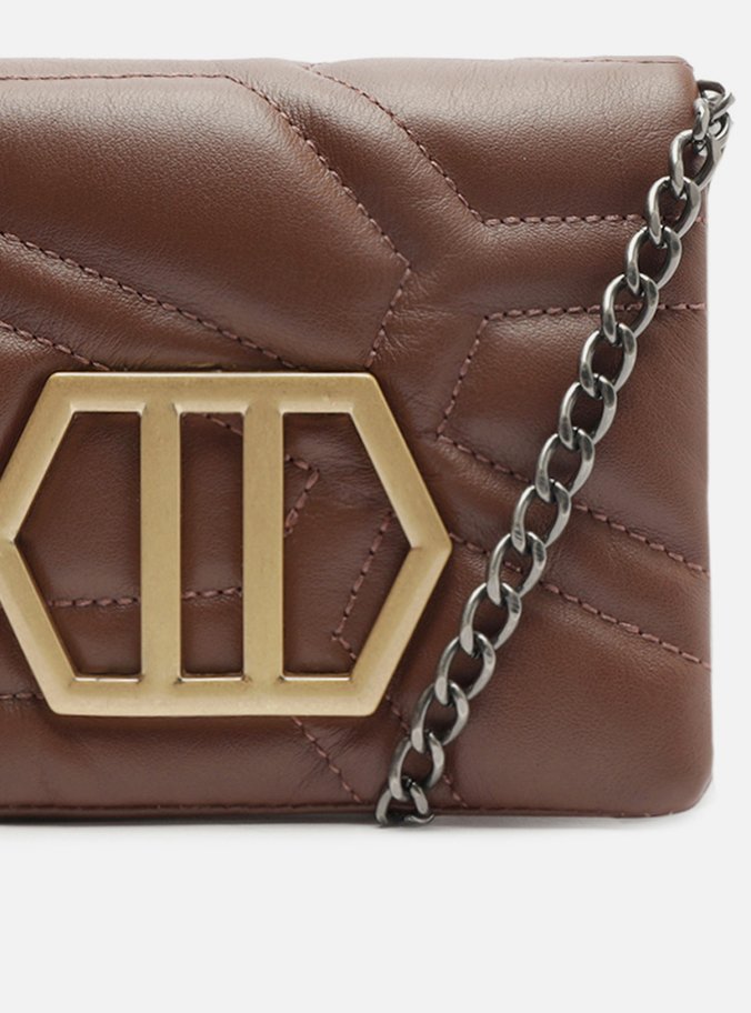 Mini Bag Tiracolo Marrom Couro Emma
