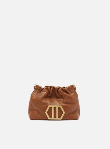 Bolsa Tiracolo Marrom Couro Esther Pequena