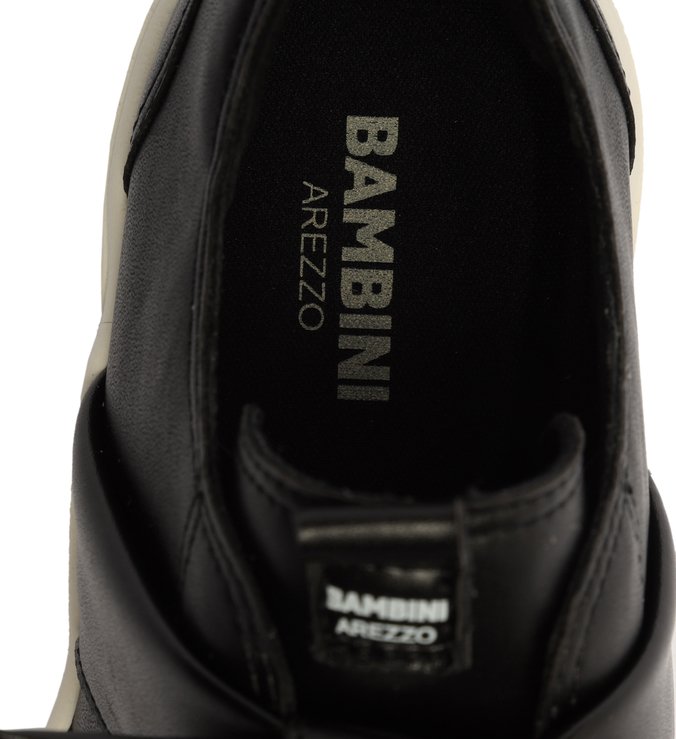 Tênis Infantil Slip On  Preto Laço