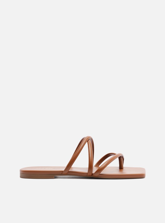 Sandália Rasteira Marrom