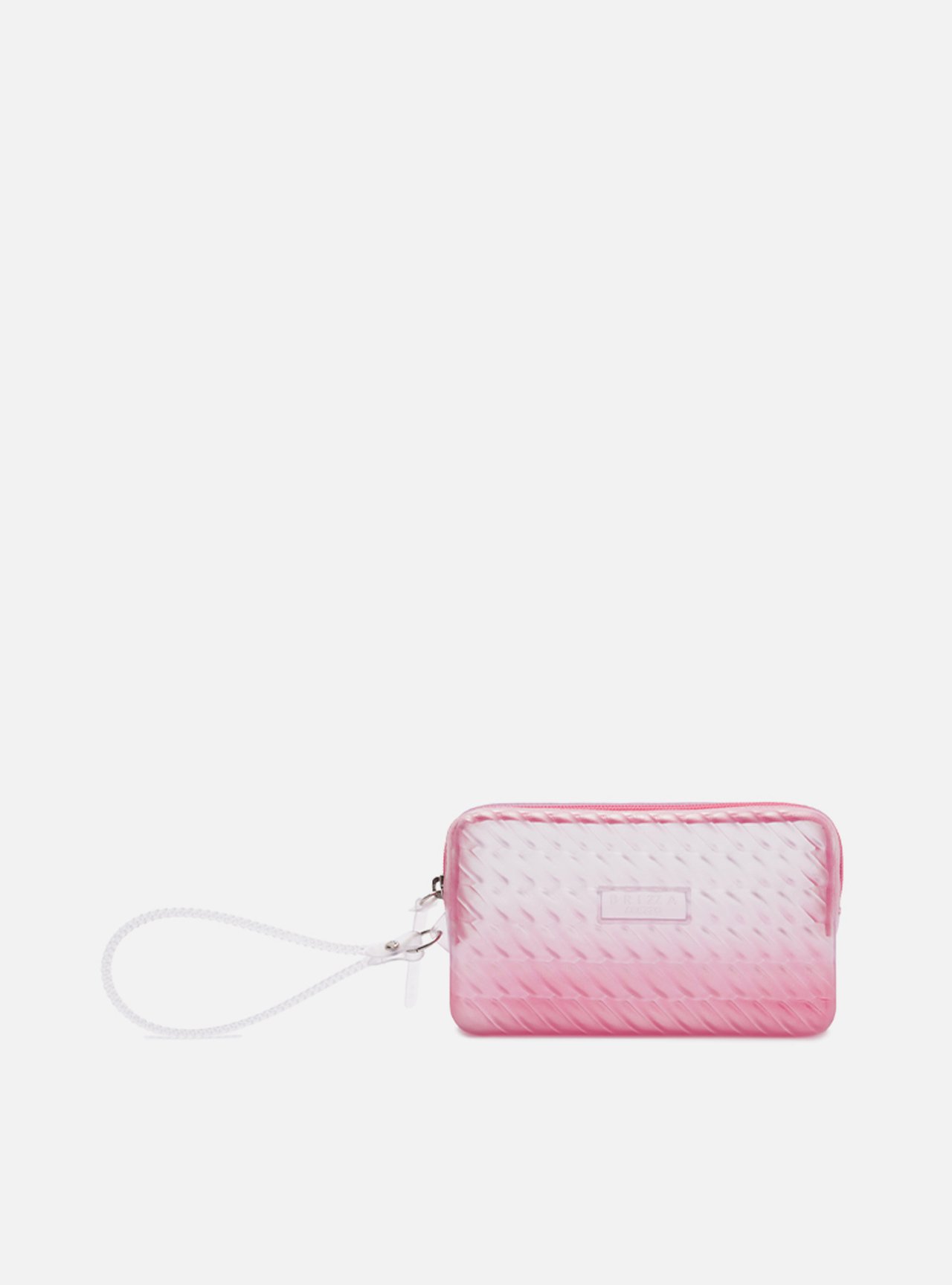 Bolsa Clutch Rosa Pequena Vinil Brizza — foto 1