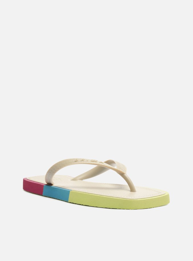 Chinelo de Dedo Multicolorido Color Square Brizza
