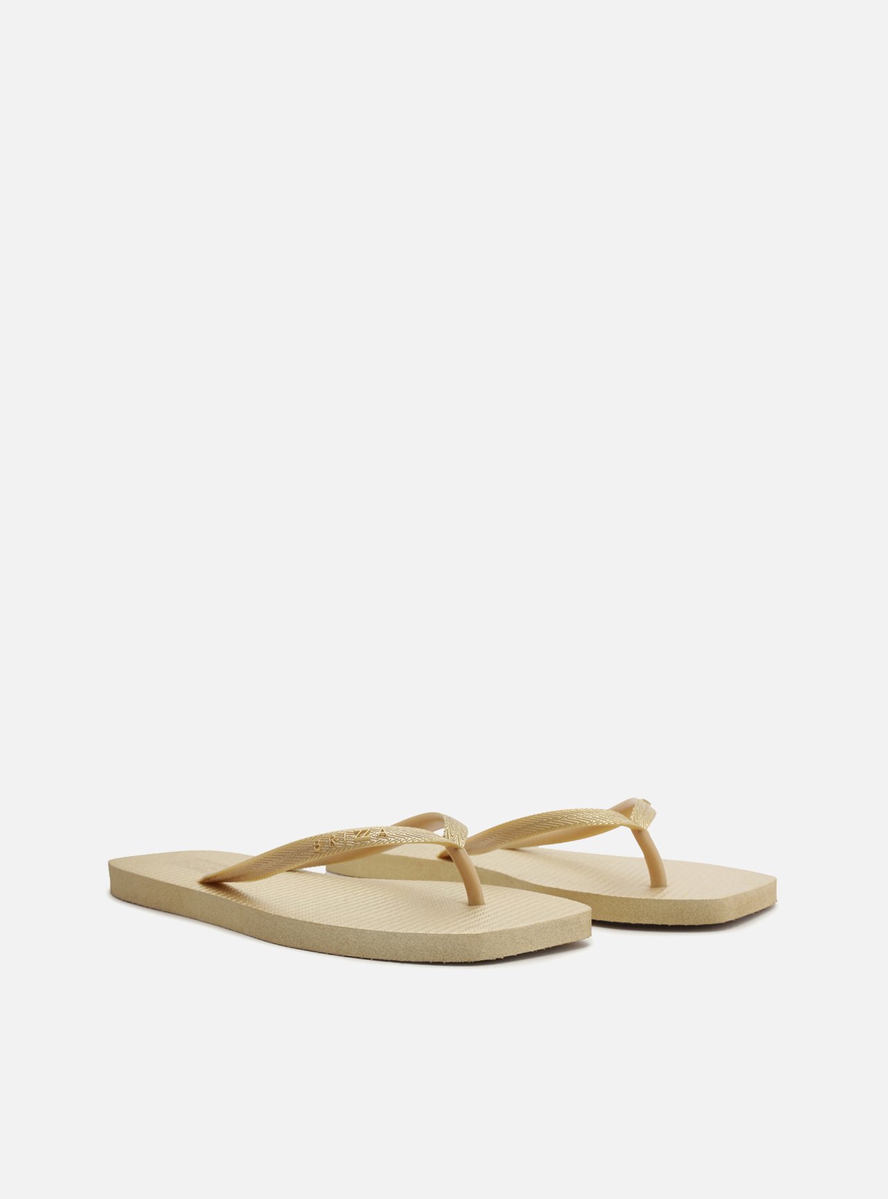 Chinelo de Dedo Dourado Square Brizza — foto 4