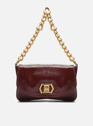 Bolsa Tiracolo Bordô Couro Amélia Pequena