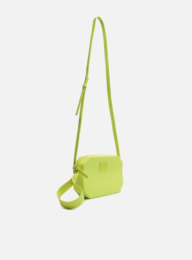 Bolsa Tiracolo Amarela Brizza Square Pequena