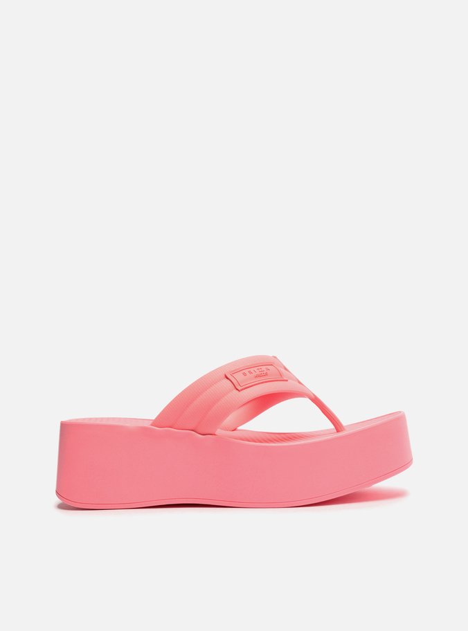 Sandália Rosa Flatform Lulu Brizza