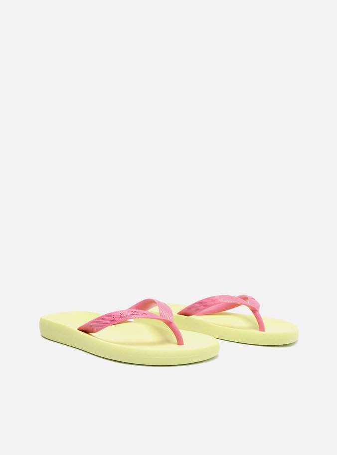 Chinelo de Dedo Amarelo Bicolor Ibiza Brizza