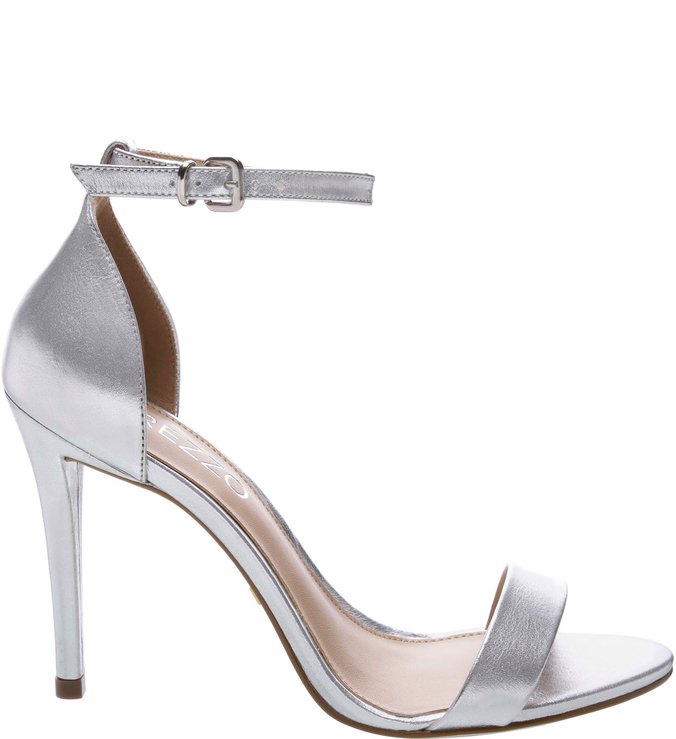 Sandália Isabelli Couro Silver