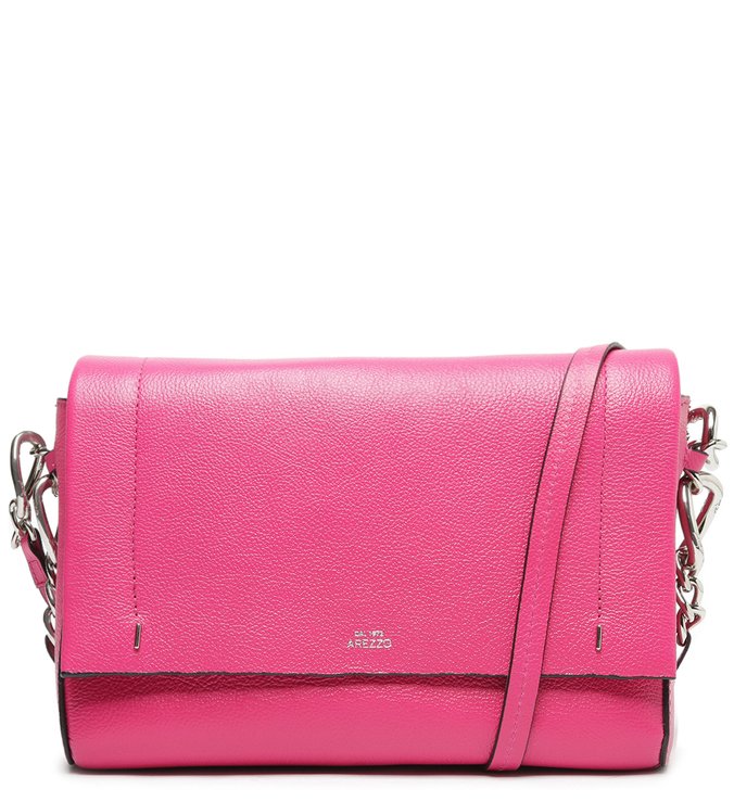 Tiracolo Rosa Couro Speciale Anne Média