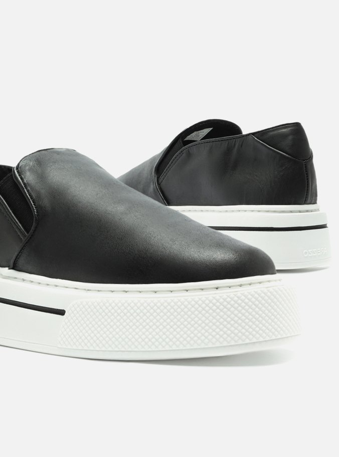 Slip On Preto Sola Alta