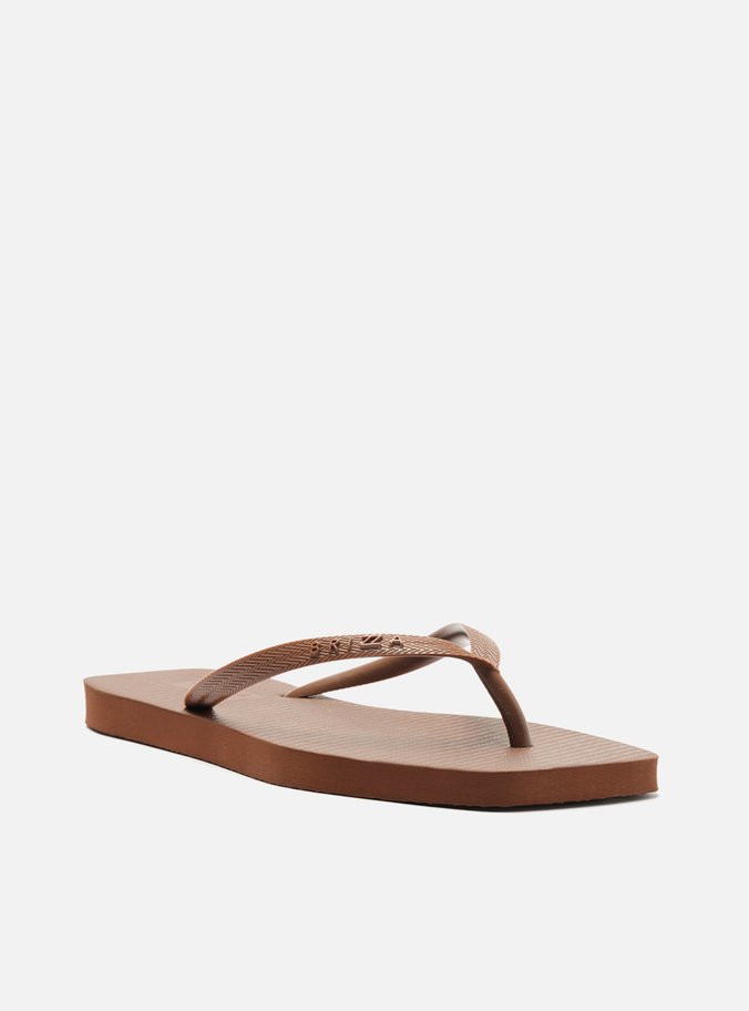 Chinelo de Dedo Marrom Básico Square Brizza