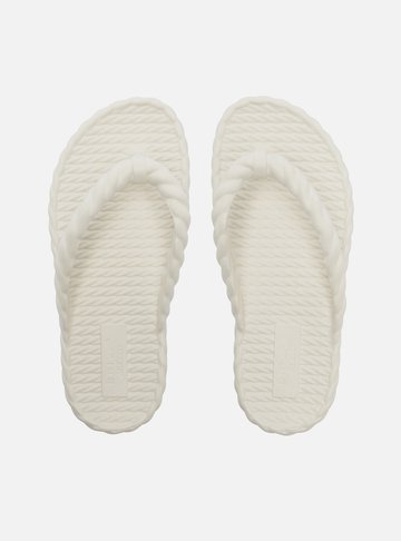 Sandália Off White Flatform Marrocos Mid