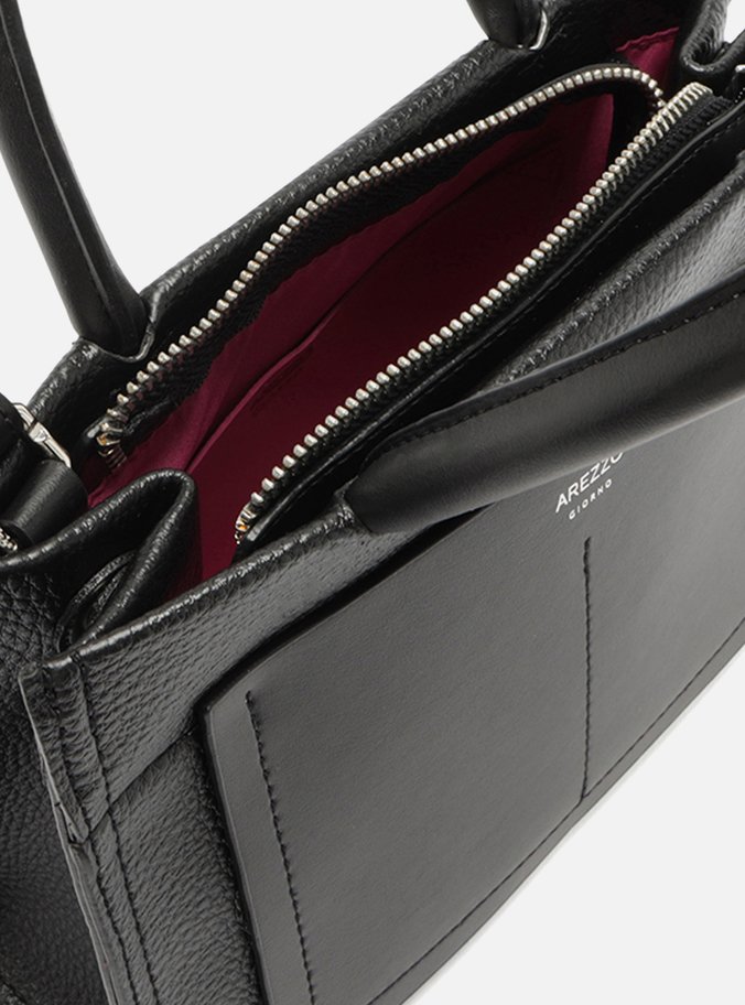 Bolsa Tote Preta Média Bolso