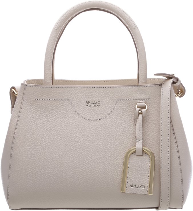 Bolsa Satchel Bella-Donna Off-White