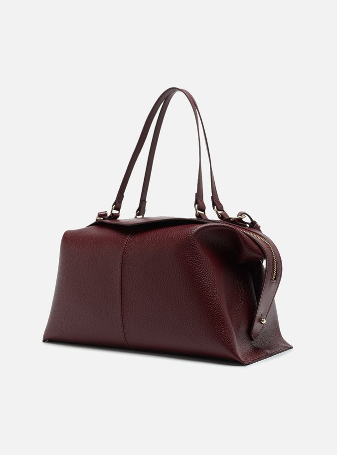 Bolsa Bowling Vermelha Grande Mix Texturas