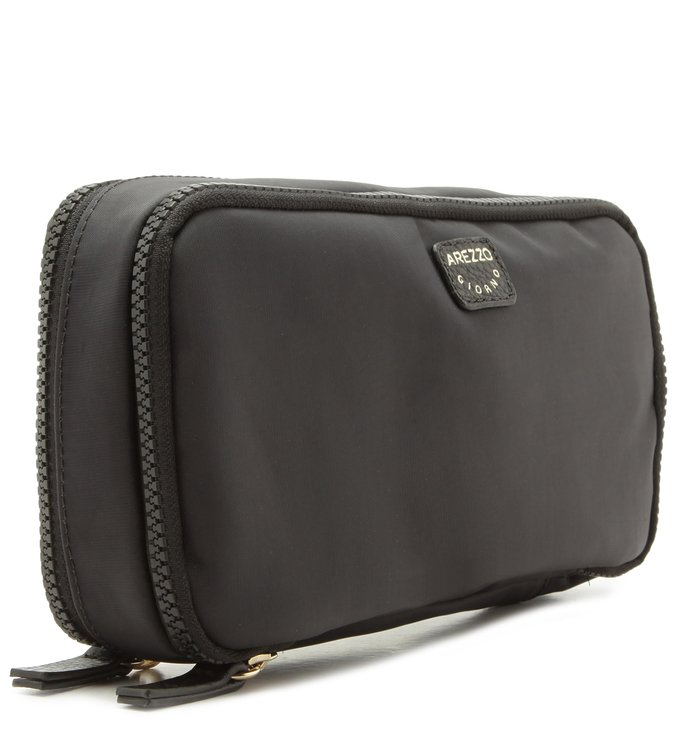 Necessaire Tecido Naomi Preta