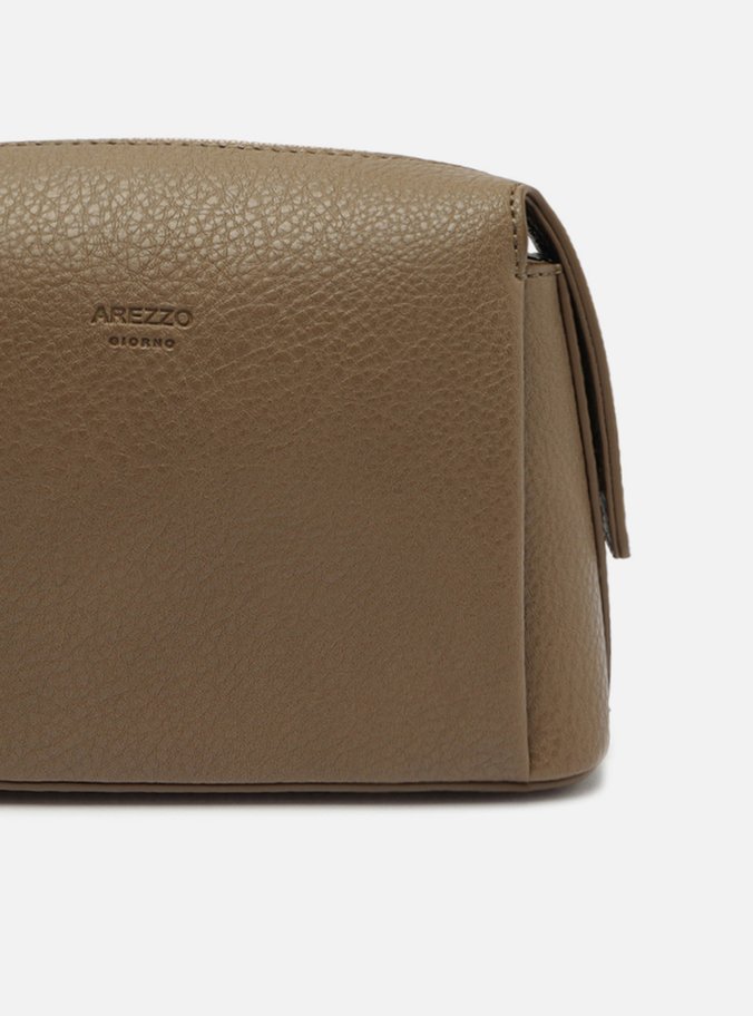 Bolsa Tiracolo Bege Minimal