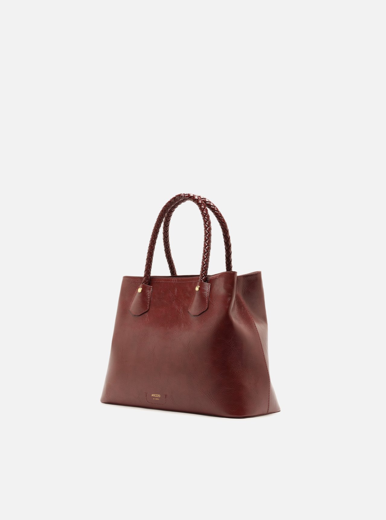 Bolsa Tote Bordô Grande Tressê — foto 2
