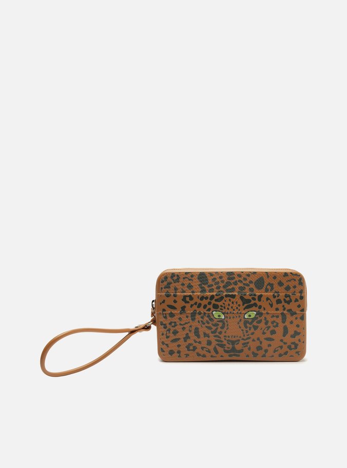 Clutch Animal Print Alça Malu Flex