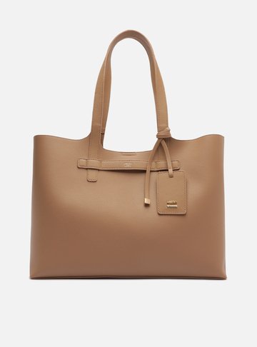 Arezzo — Bolsa Shopping Nude Grande Nó