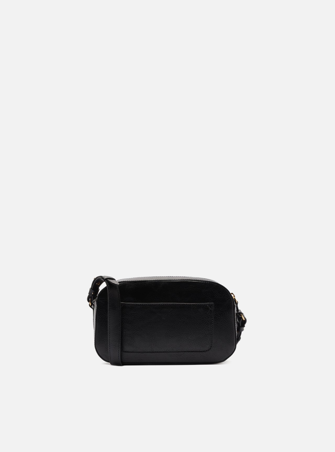 Bolsa Tiracolo Preta Pequena Bag Charm Tressê — foto 3