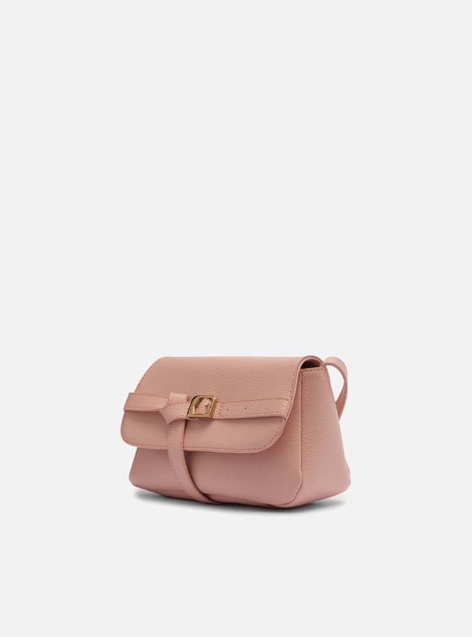 Bolsa Tiracolo Rosa Pequena Fivela