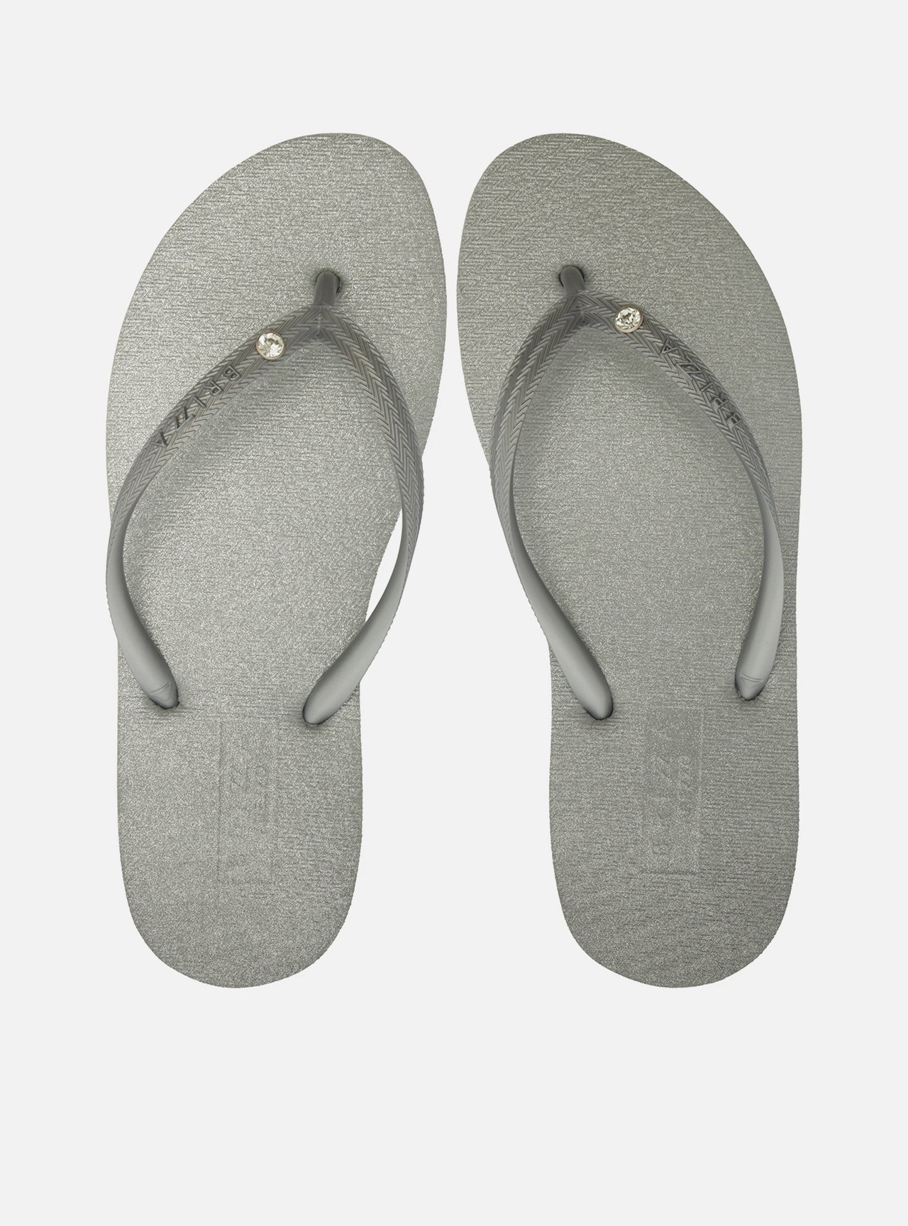 Chinelo de Dedo Prata Easy Pedraria — foto 1