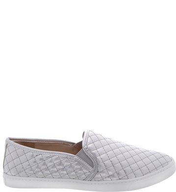 Slip On Matelassê Envernizado Silver