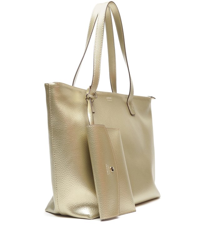 Bolsa Shopping Dourada Mercato Grande