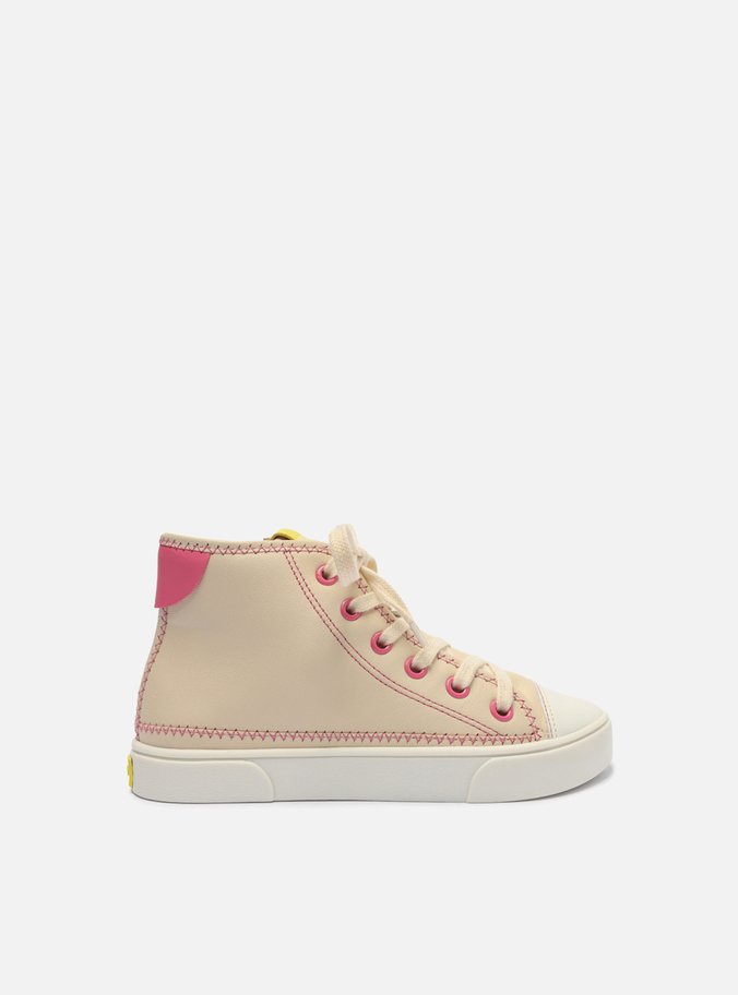 Tênis Infantil Rosa Soft Cano Alto