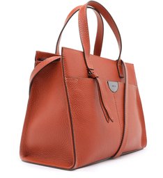 Bolsa Tote Laranja Couro Andréia Grande Bolsa Tote Laranja Couro Andréia Grande