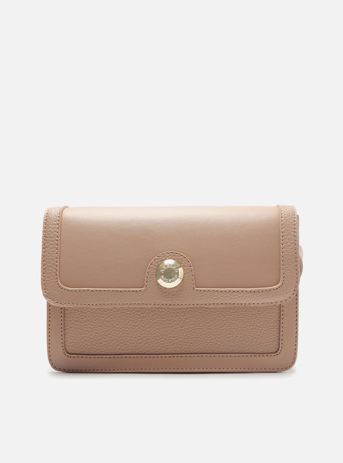 Bolsa Tiracolo Nude Pequena Botão Metal
